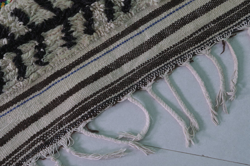 Moroccan Rug 4.7 x 12.1 Feet – Colorful Handmade Berber Carpet