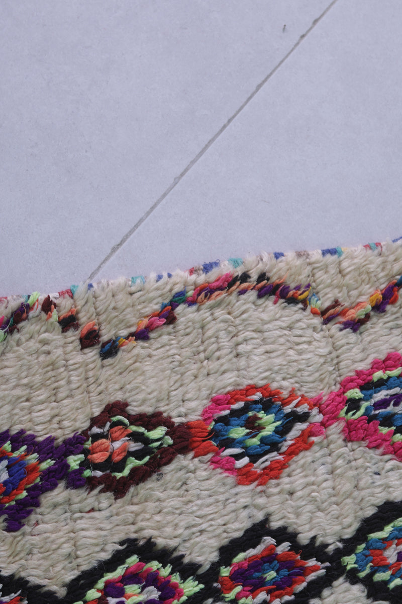 Moroccan Rug 4.7 x 12.1 Feet – Colorful Handmade Berber Carpet