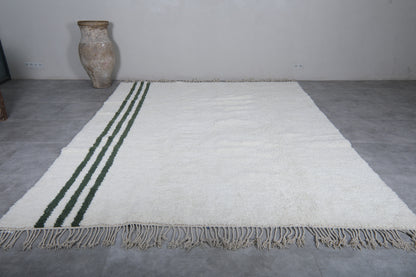 Beni Ourain Moroccan rug - white berber custom rug