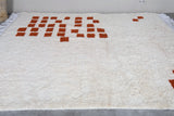 Moroccan rug 7.7 X 9.3 Feet - Beni ourain rugs