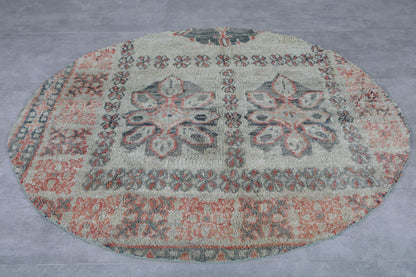 Round Moroccan wool 6 Feet