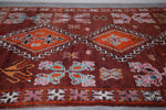 Moroccan vintage rug 7 X 11 Feet