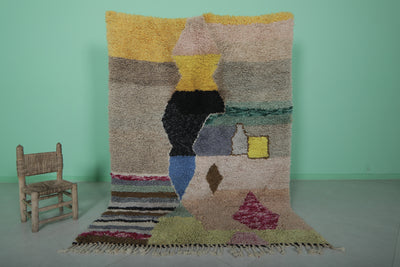 Contemporary Moroccan Rug - 5.6 x 7.7 Feet - DEFERENT MOROCCAN RUGS