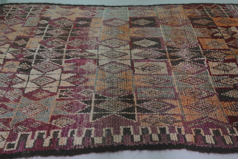 Moroccan Rug 5.4 x 9.8 Feet – Handwoven Berber Carpet with Diamond Patterns - moroccan rug