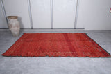 Moroccan vintage rug 6.6 X 10.7 Feet