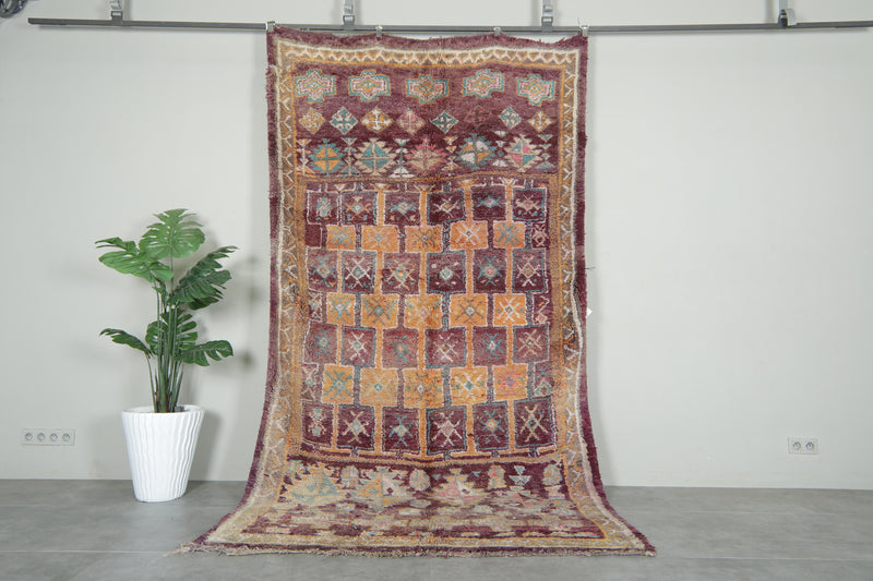Handmade Moroccan rug 5.9 ft x 10.9 ft