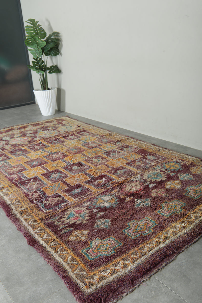 Handmade Moroccan rug 5.9 ft x 10.9 ft
