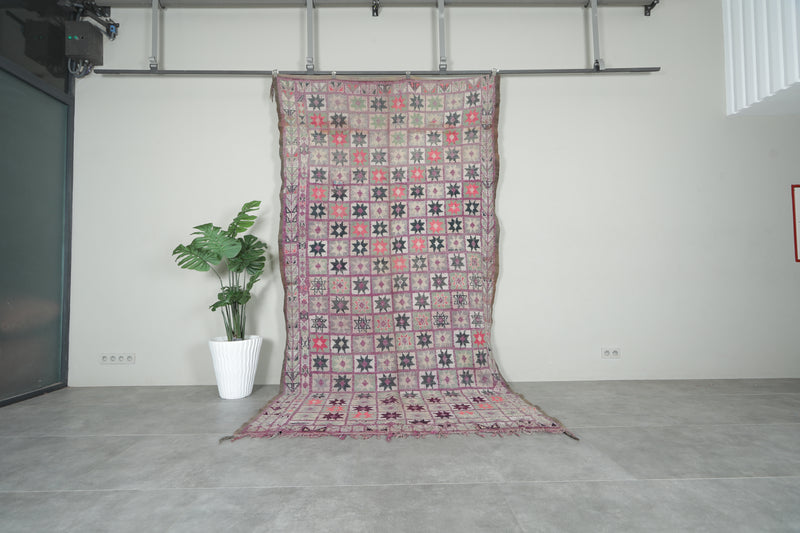 Handmade moroccan rug  6.1 ft x 11.3 ft - moroccan rug