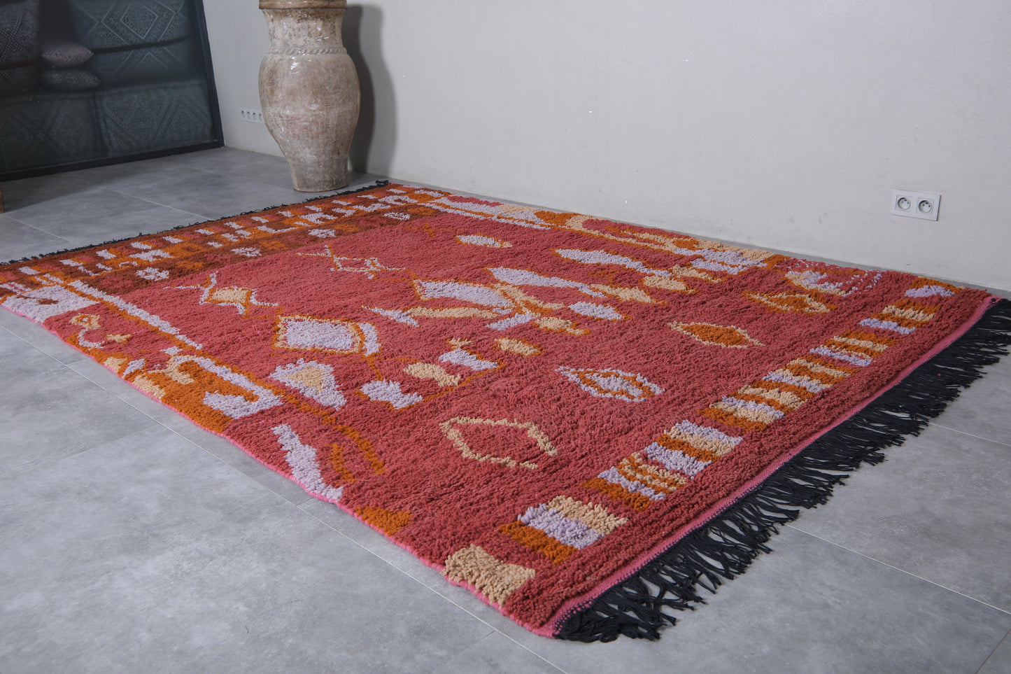 Boujaad Moroccan rug - Berber handmade rug - custom Rug