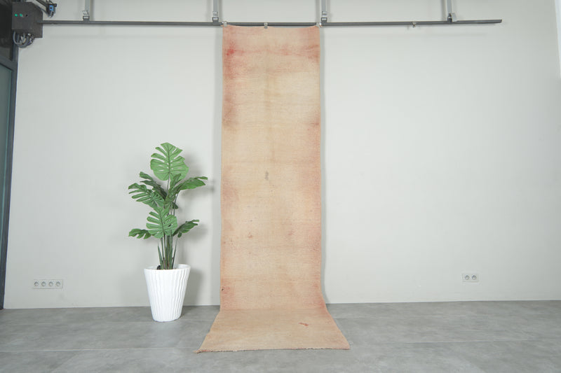 Moroccan rug runner 3.2 ft x 12.2 ft - Handmade