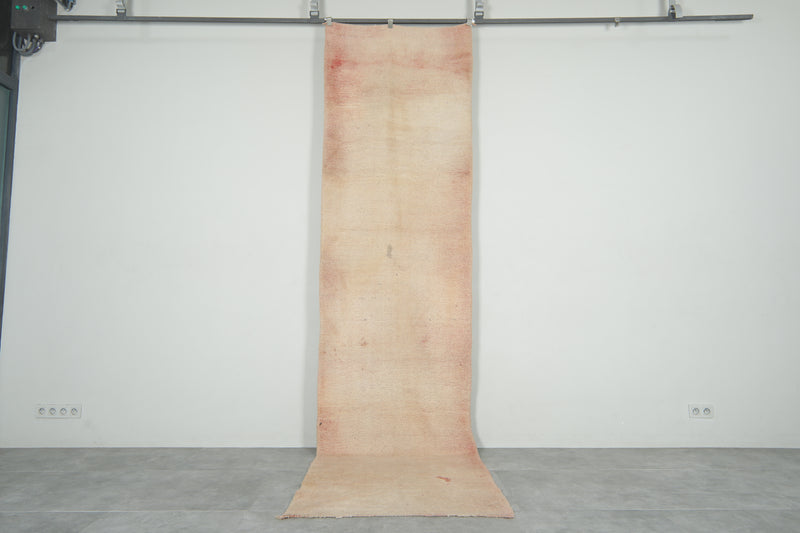 Moroccan rug runner 3.2 ft x 12.2 ft - Handmade