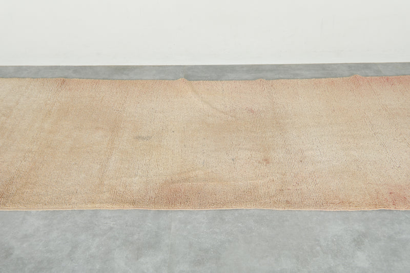 Moroccan rug runner 3.2 ft x 12.2 ft - Handmade