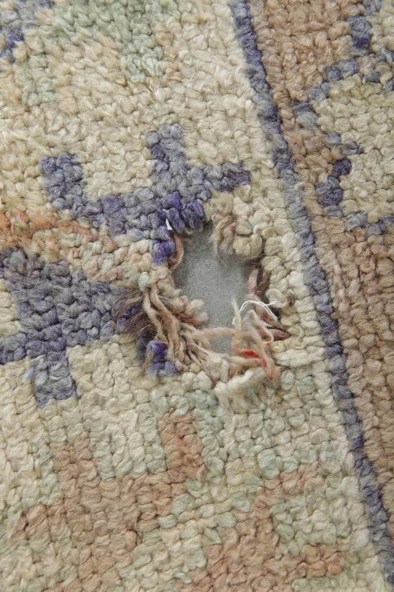 Geometric Moroccan rug 5.8 feet x 11.3 feet - Handmade