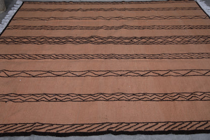 Flat woven Moroccan rug - Tuareg rug style - Berber custom rug