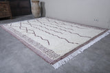 Custom Moroccan rug - Beni ourain rug hand knotted - Morocco wool rug