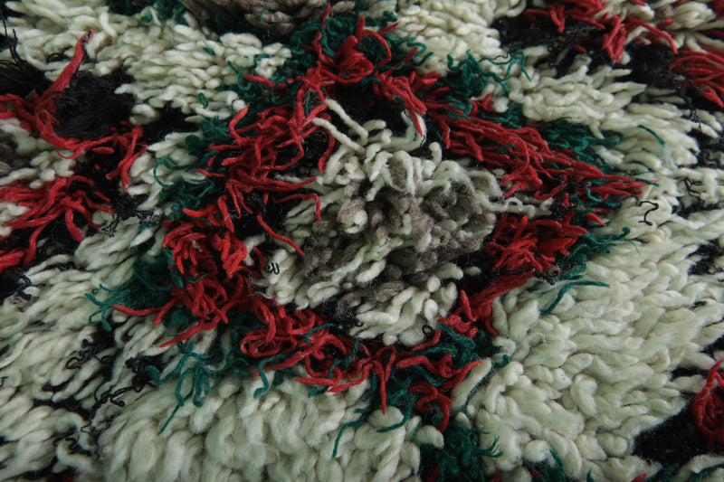 Colorful Moroccan Berber Rug - 2.3 X 6.4 Feet - Beni ourain rugs