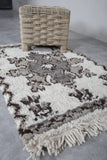 Small Moroccan berber rug 2 X 3.1 Feet