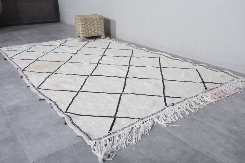 Moroccan Rug - 4.2 X 7 Feet | Handwoven Wool