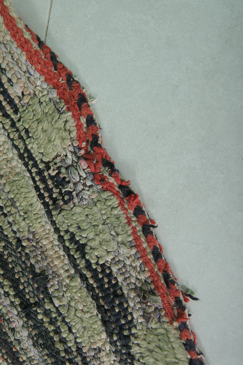 Antique Azilal Runner Rug – 2.4 x 4.7 ft Handmade Vintage Carpet - Runner moroccan rugs