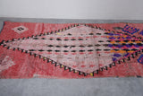 Vintage Moroccan rug 3.3 X 8.8 Feet