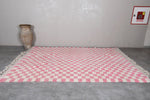moroccan berber checkered rug 8 X 9.7 Feet - Beni ourain rugs