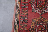 Vintage Moroccan rug 3.4 X 8.1 Feet