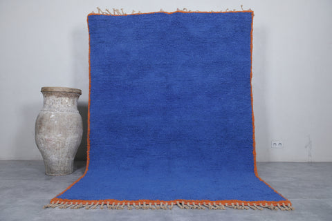 Blue Moroccan rug 6 X 9 Feet