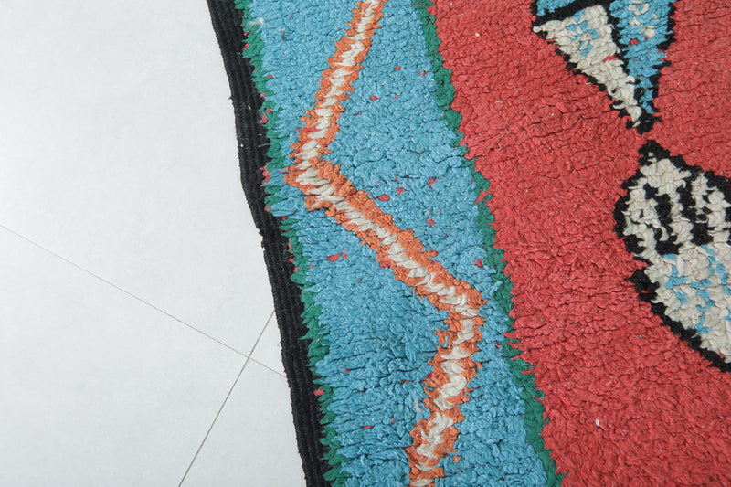 Moroccan Rug - Handwoven 5.2ft x 7.3ft | Vibrant Berber Design - moroccan rug