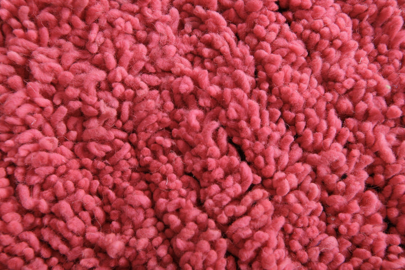 Pink & black minimalist Moroccan rug - 8.4 ft x 10.4 ft