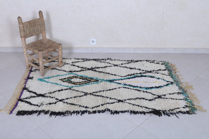 Moroccan berber rug 3.4 X 5.9 Feet