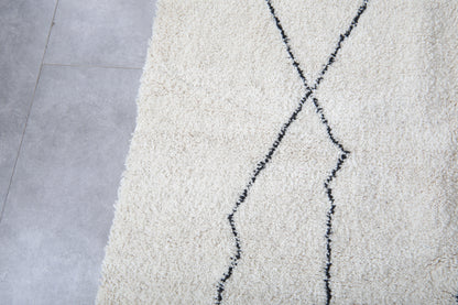 Beni ourain Beige rug - Moroccan custom rug - Wool rug