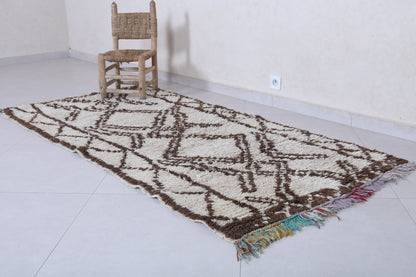 Moroccan berber rug 3.5 X 7.4 Feet