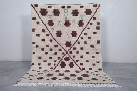 Moroccan Azilal rug  4.1 X 5.8 Feet