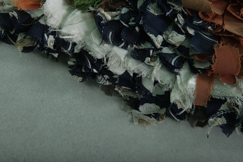 Handcrafted Moroccan Berber Rug - 2.3 x 5.6 Feet - Boucherouite Rugs