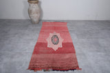 Moroccan vintage rug 3.5 X 8.3 Feet