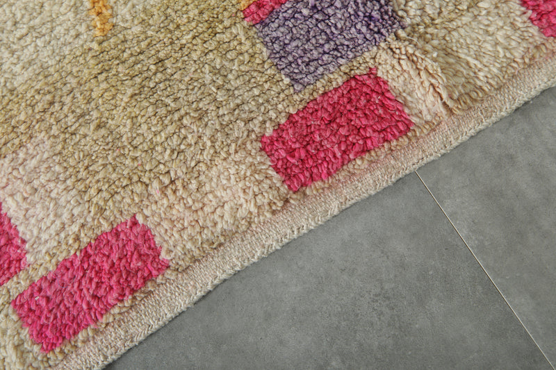 Azilal Moroccan rug 5.6 ft x 8 ft - Handmade