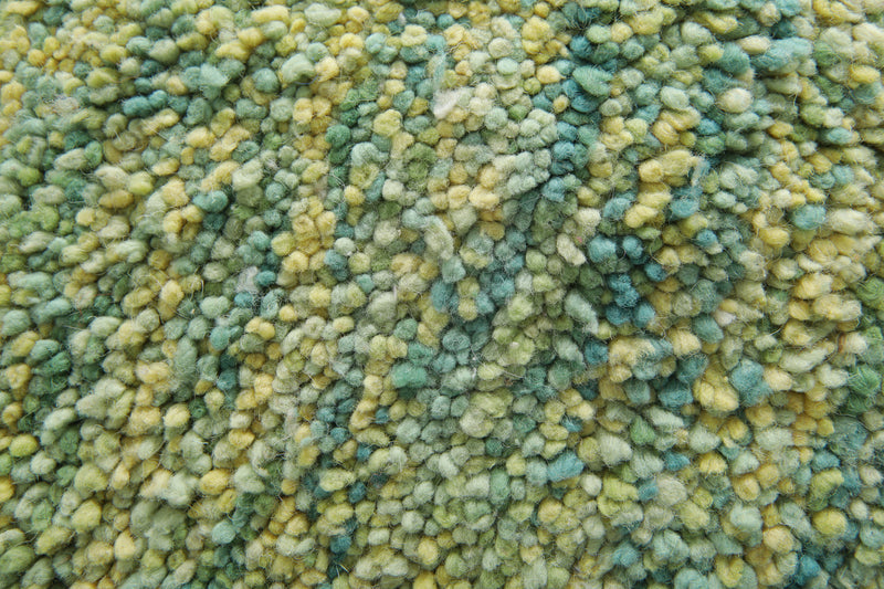 Round Moroccan Rug - 3 ft Handwoven Berber Carpet