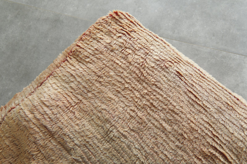 Beige wool ottoman poufs - Handwoven floor cushions