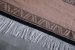 Flat woven Moroccan rug - Tuareg rug style - Custom size rug