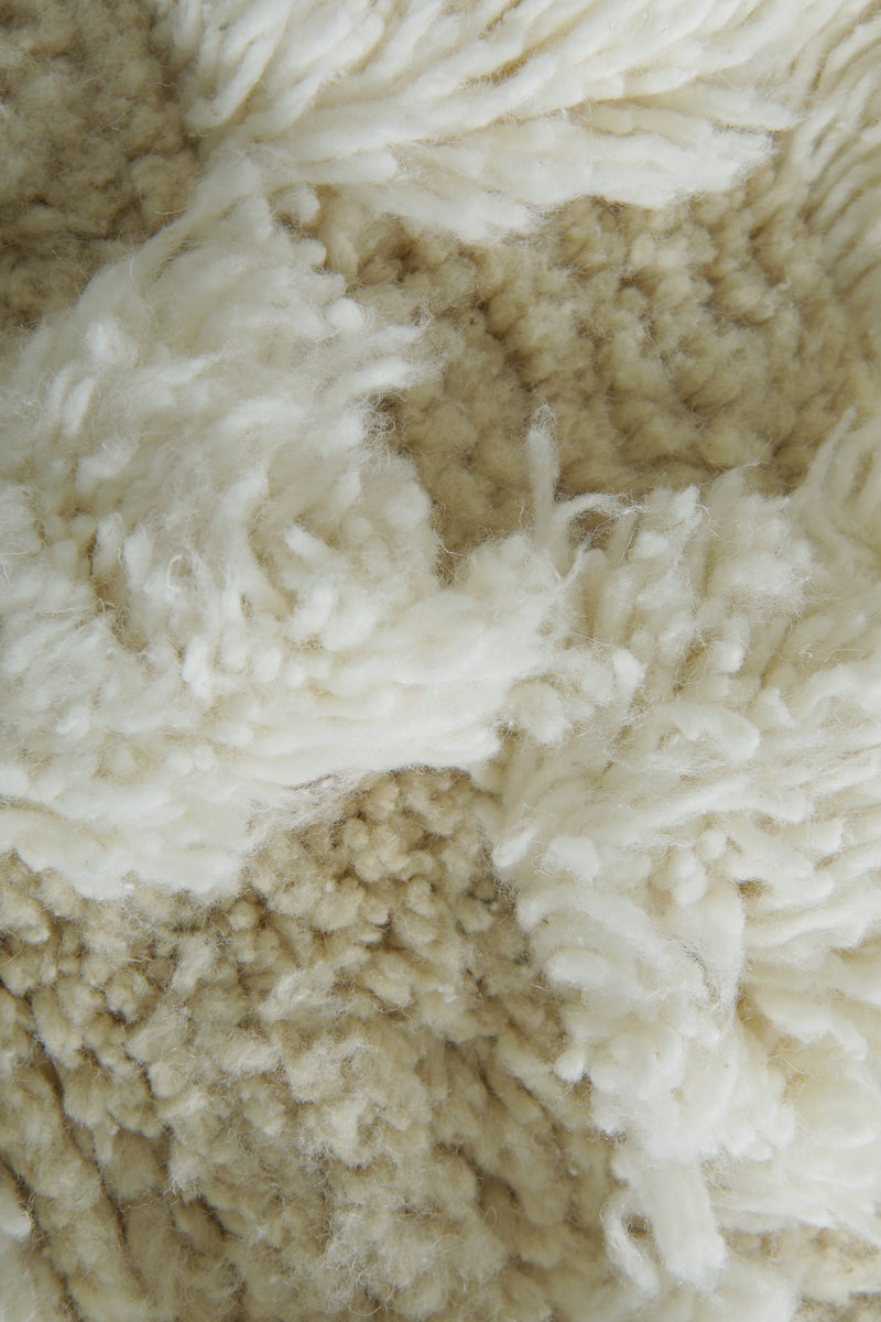 Checkered Moroccan rug  8.2 feet x 9.6 feet - Handmade