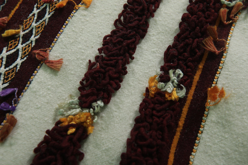 Long Moroccan Wedding Rug - 5.4 FT x 10 FT | Handwoven Berber Design - Wedding blanket