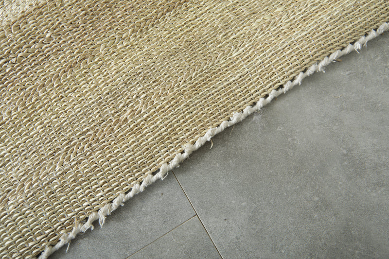 Beige Moroccan hassira - Custom size