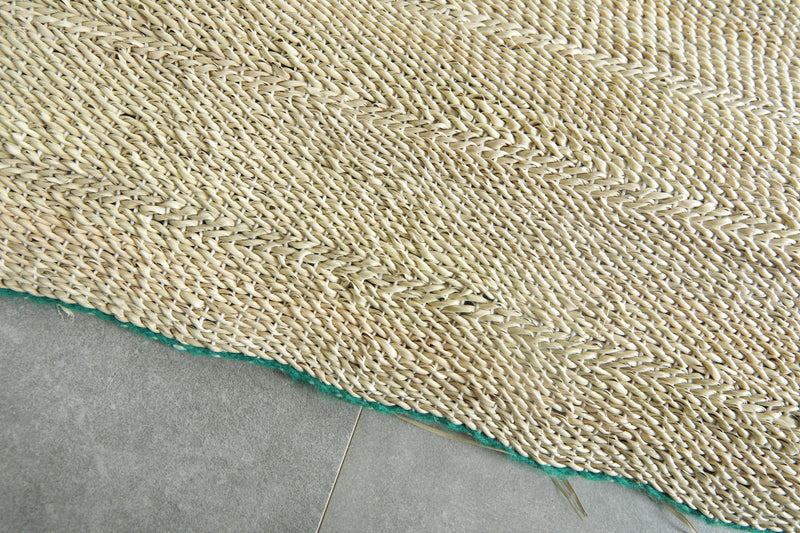 Beige Moroccan hassira - Custom size