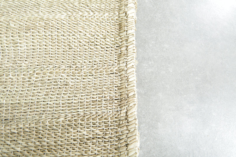 Beige Moroccan hassira - Custom size