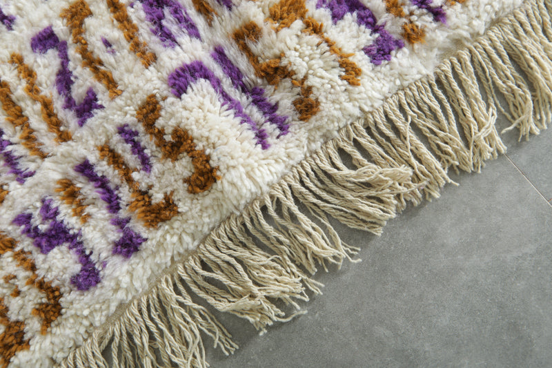 Berber Moroccan rug 8.4 feet x 10 feet - Hanadmade