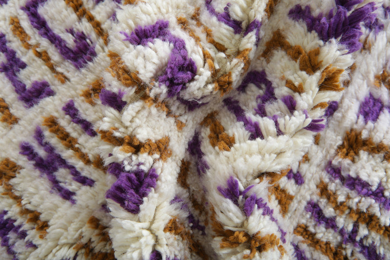 Berber Moroccan rug 8.4 feet x 10 feet - Hanadmade