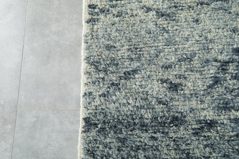 Moroccan wool rug 10 ft x 11.1 ft - Handmade