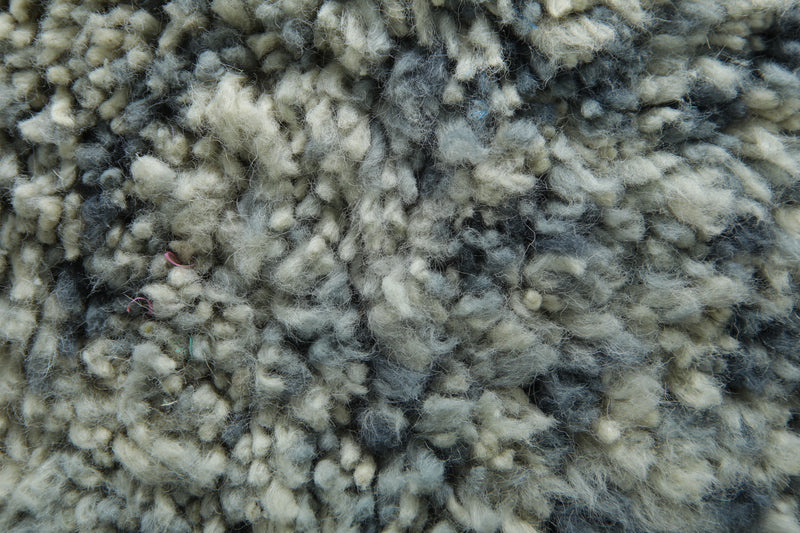 Moroccan wool rug 10 ft x 11.1 ft - Handmade