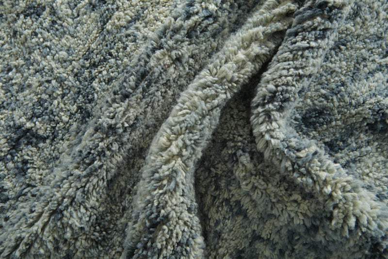 Moroccan wool rug 10 ft x 11.1 ft - Handmade