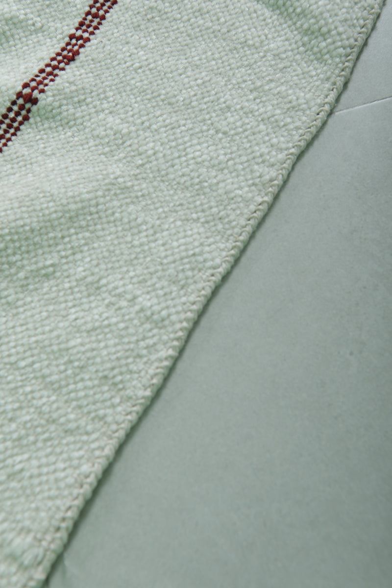 Moroccan Handwoven Kilim Rug 5.2 FT x 9.5 FT - Elegant Geometric Design - Handwoven Kilim